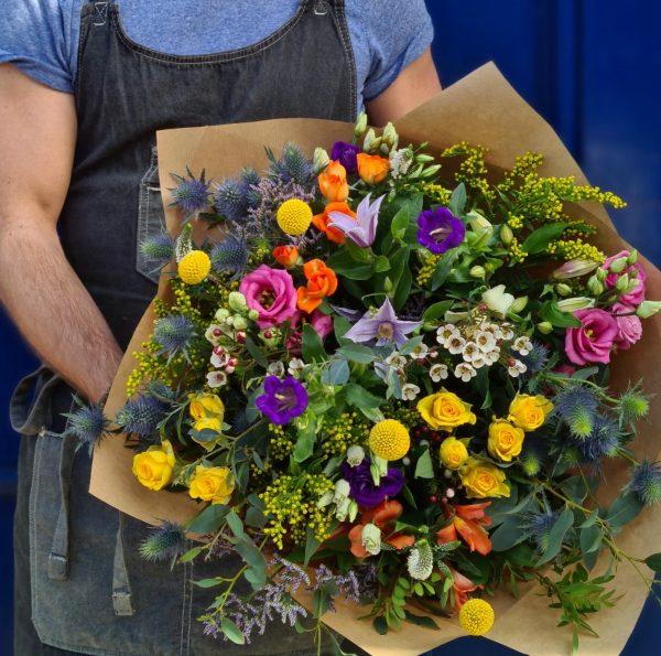 Image of The Wild atlantic Bouquet by Adonis, featuring bright and rich tones presented in a wild and rustic manner