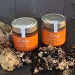 Image of The jars of joy featuring a duo of sauces by Irish supplier Lorge . spreads are salted caramel sauce and Hazlenut and chocolate spread